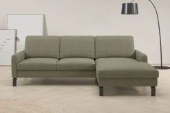 Home affaire Ecksofa inkl. saugroboterfreundliche Höhe & schmale Armlehnen