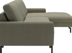 Home affaire Ecksofa inkl. saugroboterfreundliche Höhe & schmale Armlehnen