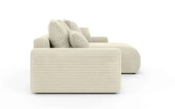 Home affaire Ecksofa »LAKESIDE klein mit Bettfunktion und Bettkasten, B/T/H 235/142/84 cm« L-Form, Recamiere beidseitig montierbar, mit Wellenunterfederung