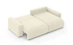 Home affaire Ecksofa »LAKESIDE klein mit Bettfunktion und Bettkasten, B/T/H 235/142/84 cm« L-Form, Recamiere beidseitig montierbar, mit Wellenunterfederung