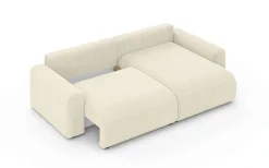 Home affaire Ecksofa »LAKESIDE klein mit Bettfunktion und Bettkasten, B/T/H 235/142/84 cm« L-Form, Recamiere beidseitig montierbar, mit Wellenunterfederung