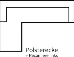 Home affaire Ecksofa »Lasse L-Form« im scandinavischen Stil mit Holzfüßen