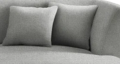 Home affaire Ecksofa »Lazio modern und bequem, schmale Armlehnen, tolle Detailverarbeitung« Holzfußfarbe wählbar, inkl. 4x Zierkissen