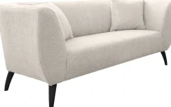 Home affaire Ecksofa »Lazio modern und bequem, schmale Armlehnen, tolle Detailverarbeitung« zwei verschiedene Fußfarben wählbar