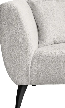 Home affaire Ecksofa »Lazio modern und bequem, schmale Armlehnen, tolle Detailverarbeitung« zwei verschiedene Fußfarben wählbar