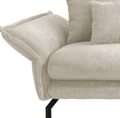 Home affaire Ecksofa »Lazio modern und bequem, schmale Armlehnen, tolle Detailverarbeitung« zwei verschiedene Fußfarben wählbar