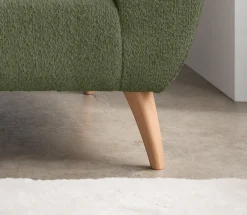 Home affaire Ecksofa »Lazio modern und bequem, schmale Armlehnen, tolle Detailverarbeitung« zwei verschiedene Fußfarben wählbar