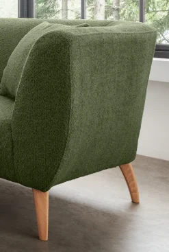 Home affaire Ecksofa »Lazio modern und bequem, schmale Armlehnen, tolle Detailverarbeitung« zwei verschiedene Fußfarben wählbar