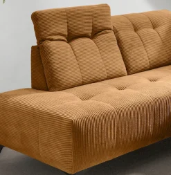 Home affaire Ecksofa »Lazio modern und bequem, schmale Armlehnen, tolle Detailverarbeitung« zwei verschiedene Fußfarben wählbar