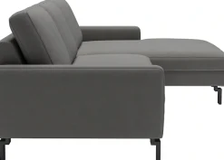 Home affaire Ecksofa »Lecce, L-Form, Federkernpolsterung, Breite 224 cm« inkl. saugroboterfreundliche Höhe & schmale Armlehnen