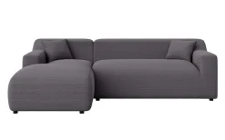 Home affaire Ecksofa »LILLIANA Designsofa, L-Form mit Recamiere rechts/links bestellbar« L-Form mit Wellenunterfederung, Maße B/T/H: 256/160/76 cm