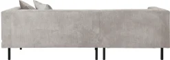 Home affaire Ecksofa »Lillibeth L-Form Designsofa, Maße B/T/H: 240/173/83 cm« Zierkissen als Wendekissen, in Samtoptik oder Cord