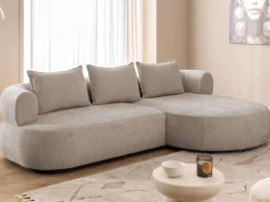 Home affaire Ecksofa »LUSSAC L-Form Design-Sofa mit Zierkissen, Maße B/T/H: 257/159/78 cm« hoher Sitzkomfort und modernes Design, Sofa ohne Bettfunktion