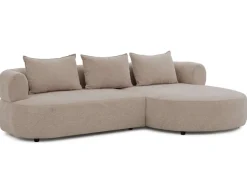 Home affaire Ecksofa »LUSSAC L-Form Design-Sofa mit Zierkissen, Maße B/T/H: 257/159/78 cm« hoher Sitzkomfort und modernes Design, Sofa ohne Bettfunktion