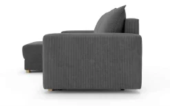 Home affaire Ecksofa »MAGHERA universell Schlafsofa mit Bettkasten, Maße B/T/H: 255/142/84cm« L-Form mit Recamiere rechts oder links montierbar, hoher Sitzkomfort