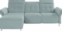 Home affaire Ecksofa »Manhattan L-Form« 2 Sitze mit elektrischer Relaxfunktion, verstellbare Armlehnen