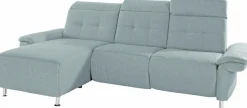 Home affaire Ecksofa »Manhattan L-Form« 2 Sitze mit elektrischer Relaxfunktion, verstellbare Armlehnen