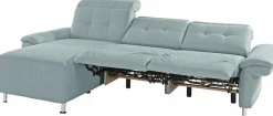 Home affaire Ecksofa »Manhattan L-Form« 2 Sitze mit elektrischer Relaxfunktion, verstellbare Armlehnen