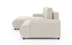 Home affaire Ecksofa »Marsby, mit Bettfunktion und Bettkasten, Maße: B/H/T 242/65/145 cm« L-Form mit Wellenunterfederung, Recamiere links oder rechts bestellbar