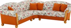 Home affaire Ecksofa »Milano, bequem mit Federkern, B/T/H 233/233/83cm, Landhausstil, L-Form« gleichschenklig