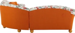 Home affaire Ecksofa »Milano, bequem mit Federkern, B/T/H 233/233/83cm, Landhausstil, L-Form« gleichschenklig