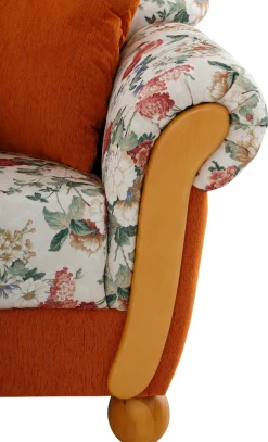 Home affaire Ecksofa »Milano, bequem mit Federkern, B/T/H 233/233/83cm, Landhausstil, L-Form« gleichschenklig