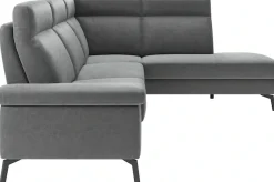 Home affaire Ecksofa »Nalani, optionaler Sitzauszug, Breite: 252 cm« Komfortabler Federkernsitz, großzügige Ecke, klappbare Armlehne