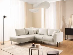 Home affaire Ecksofa »NELLIA L-Form mit Ottomane rechts oder links bestellbar, Breite 231 cm« enthält 5 Rückenkissen, angenehmen Sitzkomfort, belastbar bis 480kg