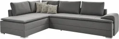 Home affaire Ecksofa »Night & Day L-Form, B: 324 cm, Dauer-Schlaffunktion und Armlehne« Schlaffunktion & Bettkasten, Boxspringbett 180x200 cm
