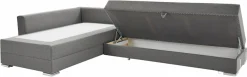 Home affaire Ecksofa »Night & Day L-Form, B: 324 cm, Dauer-Schlaffunktion und Armlehne« Schlaffunktion & Bettkasten, Boxspringbett 180x200 cm