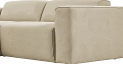 Home affaire Ecksofa »Noord mit Kedernaht, Breite 234 cm, L-Form« Cord, Struktur, Webstoff, mit Wellenunterfederung, Massivholzrahmen