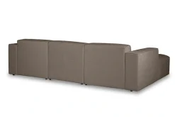 Home affaire Ecksofa »Noord mit Kedernaht, Breite 281 cm, L-Form« Cord, Struktur, Webstoff, mit Wellenunterfederung, Massivholzrahmen