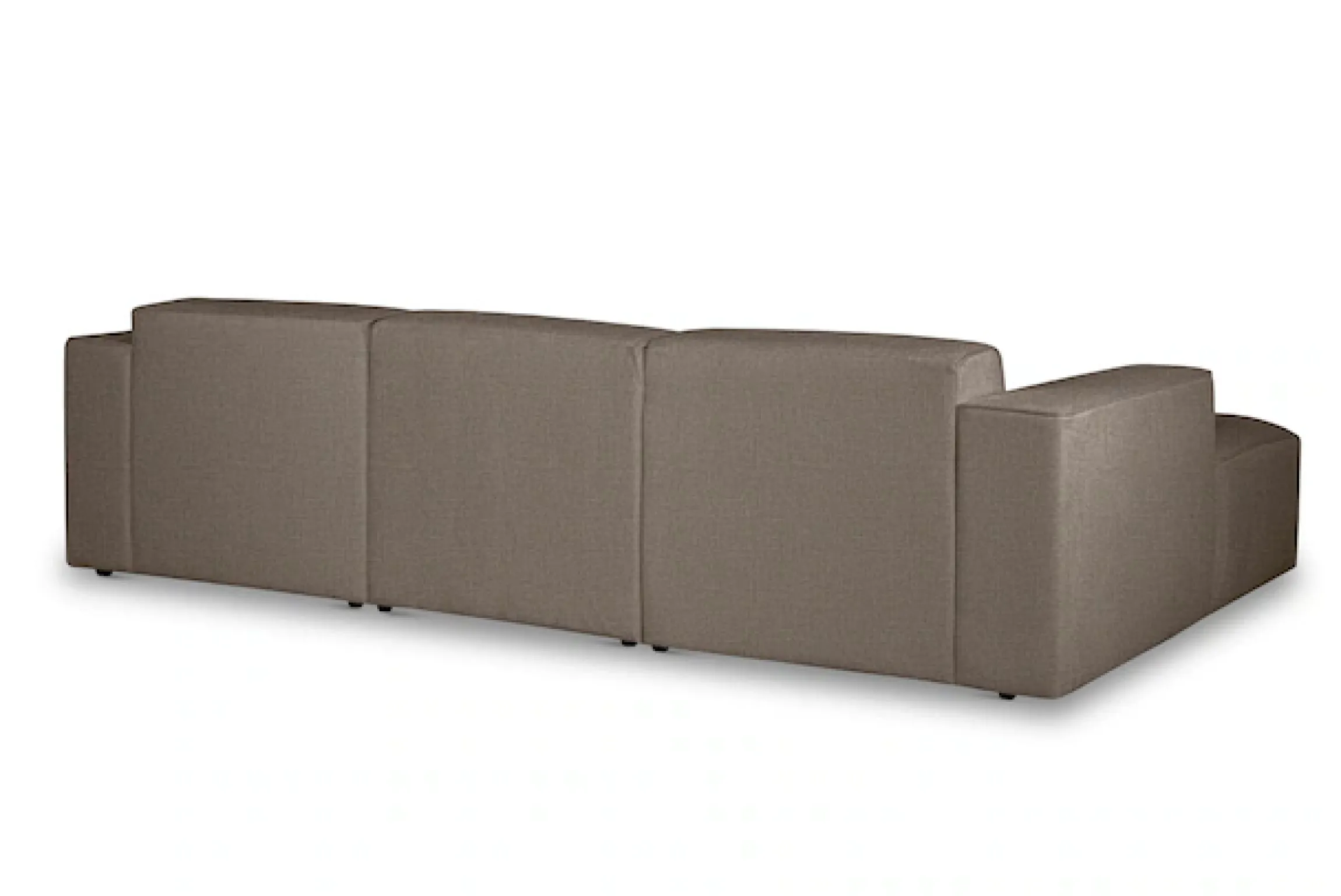 Home affaire Ecksofa »Noord mit Kedernaht, Breite 281 cm, L-Form« Cord, Struktur, Webstoff, mit Wellenunterfederung, Massivholzrahmen