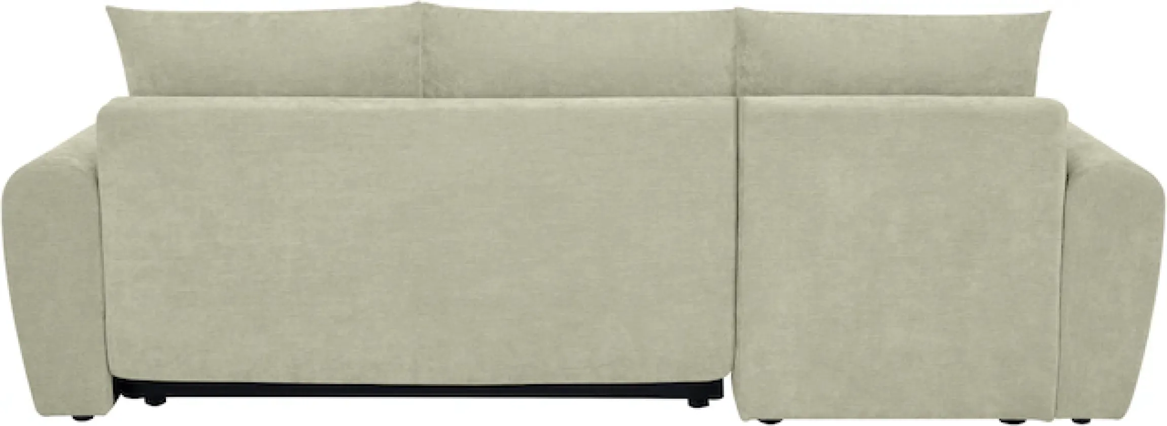 Home affaire Ecksofa »Nortrud-Uni, 241 cm, L-Form, mit Schlaffunktion u. Bettkasten« Recamiere rechts / links montierbar, Feinstruktur-Bezug