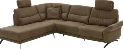 Home affaire Ecksofa »Novalis, Herz-Waage-Funktion & klappbarer Armlehne« Ergonomischer TTFK-Komfort, saugroboter-freundlich, frei stellbar