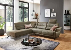 Home affaire Ecksofa »Novalis, Herz-Waage-Funktion & klappbarer Armlehne« Ergonomischer TTFK-Komfort, saugroboter-freundlich, frei stellbar