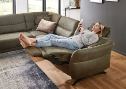 Home affaire Ecksofa »Novalis, Herz-Waage-Funktion & klappbarer Armlehne« Ergonomischer TTFK-Komfort, saugroboter-freundlich, frei stellbar