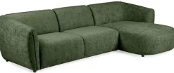 Home affaire Ecksofa »OSTRUP Rundsofa, L-Form, Naturtöne, Boucle oder Chenille« Breite 280 cm, organische Form mit sanften Rundungen