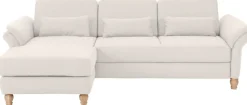 Home affaire Ecksofa »Palace L-Form« incl. Sitztiefenverstellung, wahlweise mit Schlaffunktion und Stauraum