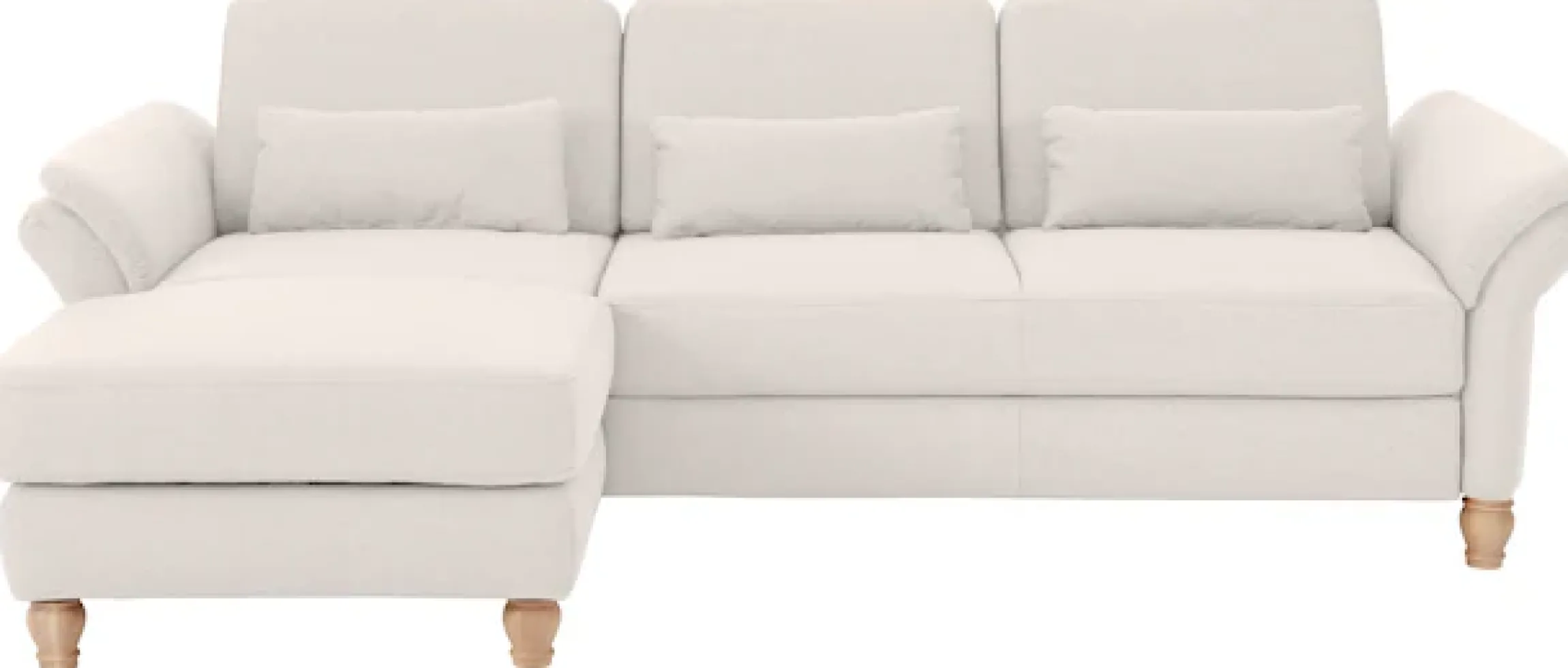 Home affaire Ecksofa »Palace L-Form« incl. Sitztiefenverstellung, wahlweise mit Schlaffunktion und Stauraum