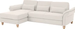 Home affaire Ecksofa »Palace L-Form« incl. Sitztiefenverstellung, wahlweise mit Schlaffunktion und Stauraum