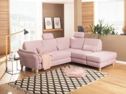 Home affaire Ecksofa »Palace L-Form« incl. Sitztiefenverstellung, wahlweise mit Schlaffunktion und Stauraum