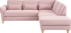 Home affaire Ecksofa »Palace L-Form« incl. Sitztiefenverstellung, wahlweise mit Schlaffunktion und Stauraum