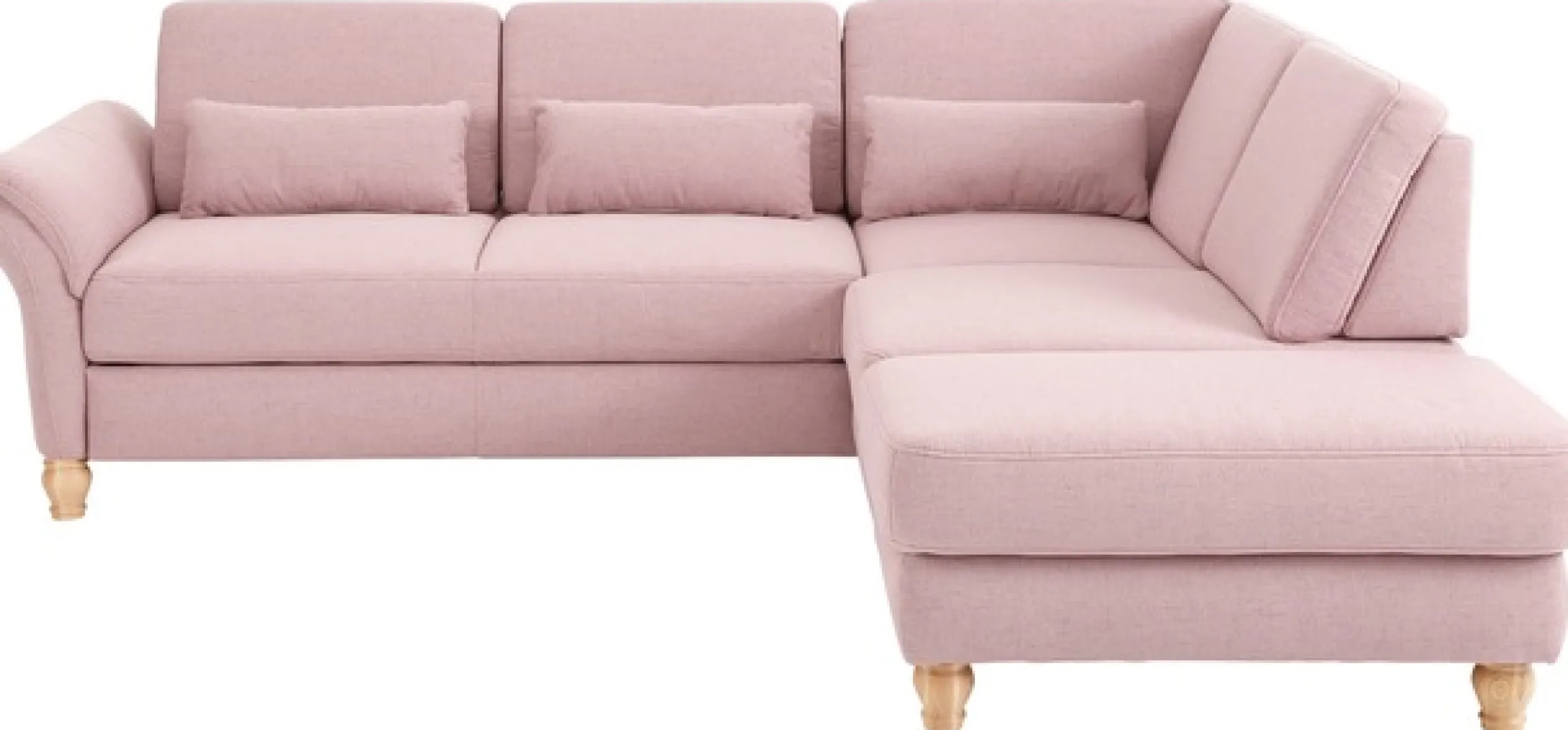 Home affaire Ecksofa »Palace L-Form« incl. Sitztiefenverstellung, wahlweise mit Schlaffunktion und Stauraum
