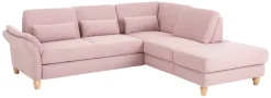 Home affaire Ecksofa »Palace L-Form« incl. Sitztiefenverstellung, wahlweise mit Schlaffunktion und Stauraum