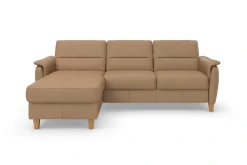 Home affaire Ecksofa »Palmera L-Form, B: 244 cm - OTTO. Verlässliche Qualität.« optional Schlaffunktion & Bettkasten, Federkern