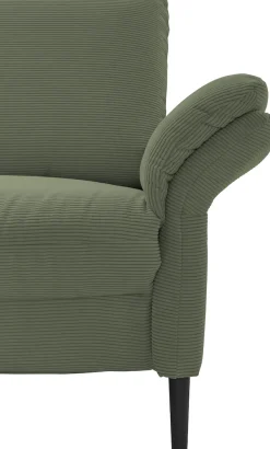 Home affaire Ecksofa »Sarsina: mit Tonnentaschen-Federkern, perfekt zum Entspannen L-Form« inklusive 1 motorischen Relaxfunktion mit Herz-Waage-Beschlag