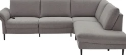 Home affaire Ecksofa »Sarsina: mit Tonnentaschen-Federkern, perfekt zum Entspannen L-Form« inklusive 2 motorischen Relaxfunktionen mit Herz-Waage-Beschlag
