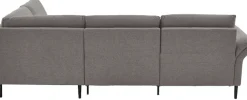 Home affaire Ecksofa »Sarsina: mit Tonnentaschen-Federkern, perfekt zum Entspannen L-Form« inklusive 2 motorischen Relaxfunktionen mit Herz-Waage-Beschlag