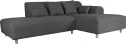 Home affaire Ecksofa »Svennis L-Form« incl. Zierkissen, in 2 Bezugsvarianten